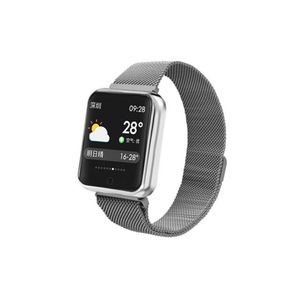 1.3inch Color Screen Blood Pressure Heart Rate Monitor Sport bluetooth Smart Wristband Watch-GREY