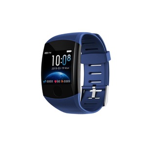 1.3inch Color Screen Blood Pressure Heart Rate Monitor Sport bluetooth Smart Wristband Watch-BLUE