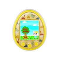 1.5 Inches LCD Screen Handheld Game for Kids Portable Video Game Player Built-in 12 Classic Games Birthday Present for Children-Yellow