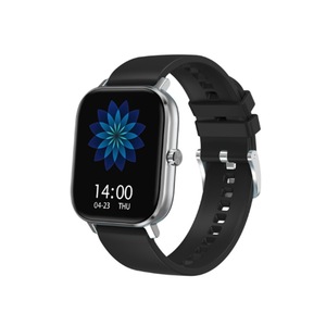 1.54-inch Silicone Band Bluetooth Call Smart Bracelet Music Control Remote Camera Pedometer Watch-Black