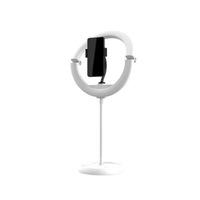 10 Inch Desktop Collapsible Fill Light Portable Mobile Phone Ring Light Selfie Beauty Lamp with Bracket-White