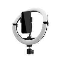 10 Inch Desktop Collapsible Fill Light Portable Mobile Phone Ring Light Selfie Beauty Lamp without Bracket-White