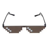 10 Pcs Single Row Pixels Glasses Photography Tools Cool Pose Goggles