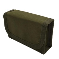 10 Round Tactical Shotgun Shotshell Holder Molle Ammo Pouch Set For Hunting Gun accessories GREEN COLOR