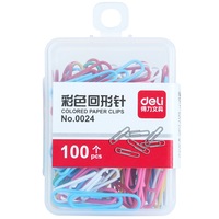 100 Pcs Mini Metal Binder Paper Clipboard Clips Paperclips school Office Accessories Organizer Stationery