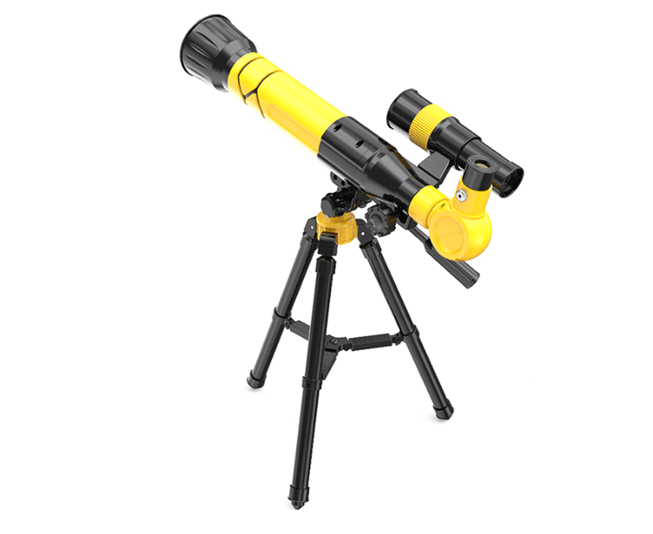 1001-1 Beginner Astronomical Telescope HD Moon Observing Telescope Star Observation World and Earth Dual-use with Tripod