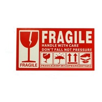 100pieces FRAGILE Warning Label Sticker Shipping Express Label Stickers