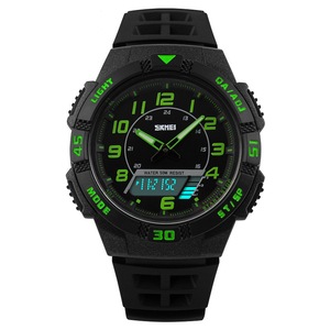 1065 Digital Analog Double Displays Men Women Fashion Sport Wrist Watch