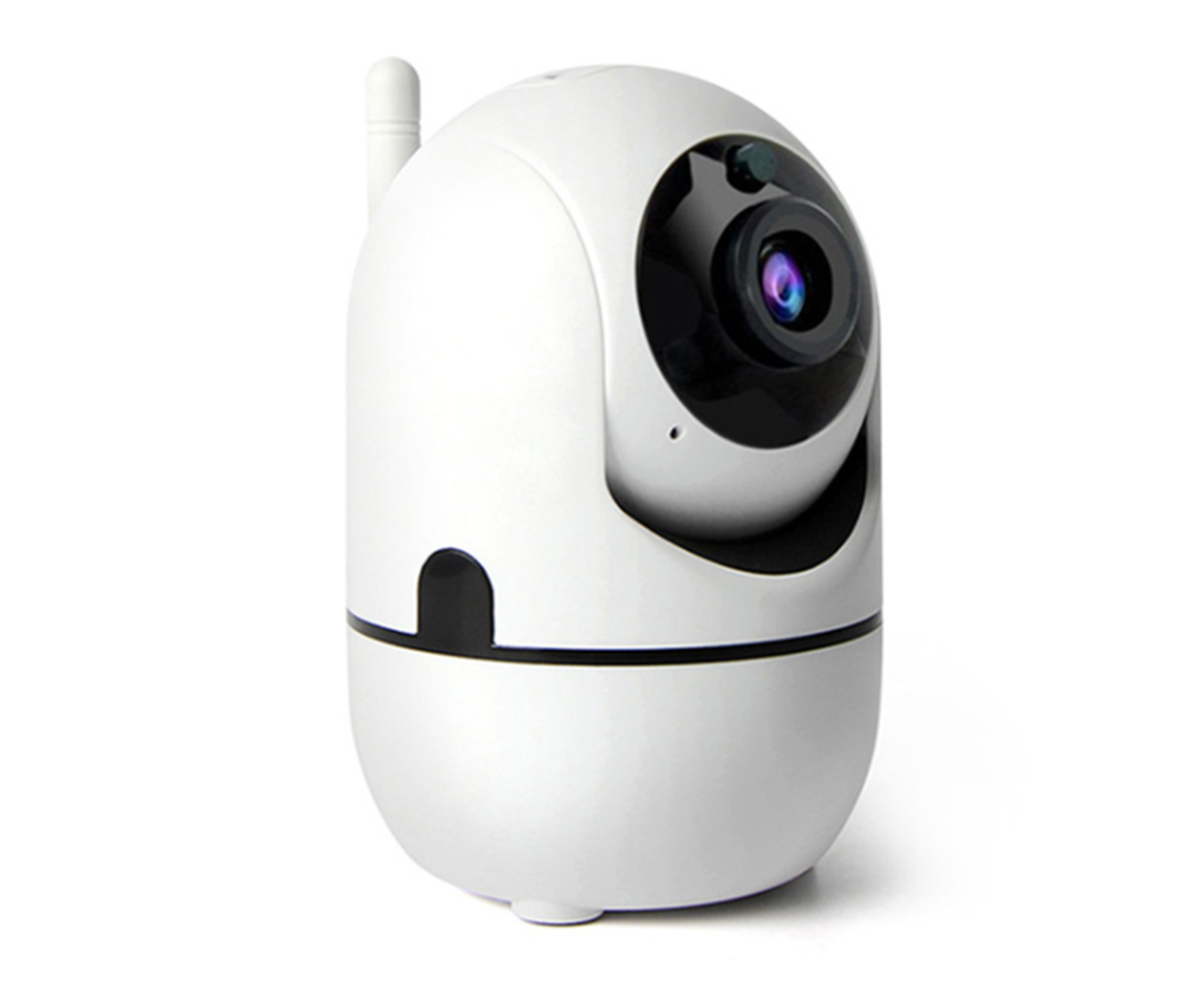 1080P WiFi Home IP Camera,Nanny cam with Auto Tracking, Cloud Service, Night Vision, Two Way Audio for Baby/Elder/Pet-WHITE