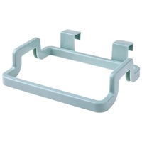 10PCS 2018 Eco-Friendly Trash Rack Storage Garbage Bag Holder Cupboard Drawer Door Back Hanging Kitchen Cabinet Waste Bin GREEN COLOR