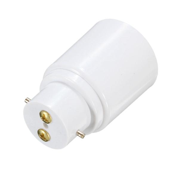 10PCS B22 to E27 Screw Socket LED Halogen Light Bulb Lamp Holder Converter Adapter