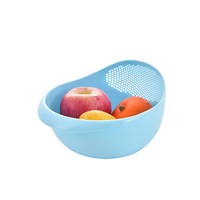 10PCS Colander cover bowl drain basket fruit bowl dishwashing drain basket rice cleaner vegetable basket household kitchen storage bag