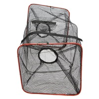 10PCS Foldable Zips-One Crab Minnow Crawdad Shrimp Fishing Trap Cast Net