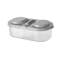 10Pcs Kitchen Grains Beans Storage Contain Sealed Home Organizer Food Container Refrigerator Storage Boxes Transparent PP Storage Box