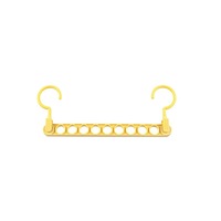10Pcs Nine-hole Clothes Coat Hangers Organizer Plastic Multifunction Baby Clothes Drying Racks Storage Rack Hangers Hanging Chain