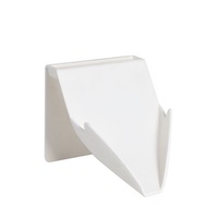 10PCS Seamless Paste Wall Hanging Soap Box Bathroom Drain Soap Holder white