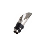10PCS Stainless Steel Wine Pourers Wine Funnel Bottle Pourer Dumping Wine Stoppers Plug Bar Tools