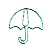 10pcs Umbrella Paper Clip Creative Shape Paperclip Earring PinBookmark Cute Office Pins Clamp Binder Binding Storage Planner