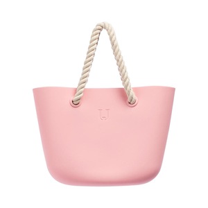 11.4L Silicone Beach Handbag Women Shoulder Storage Bag Tote Outdoor Travel PINK COLOR