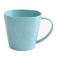 11pc Toothbrush Cup 9.5*6.5*8.5cm Not Hot Bathroom Sets Toothbrush Comfortable Feel Wheat Straw Drinking Cup Mug Wash Gargle Cup