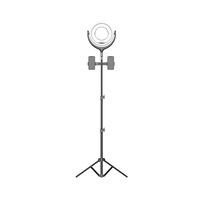 12-inch Ring Fill Light Mobile Phone Fill Light Anchor Beauty Beauty Live Fill Light with Tripod Bracket-Black