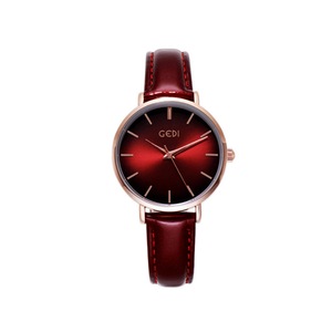 12003# Korean Fashion Trendy Waterproof Ladies Watch Sweet and Fresh Belt Temperament Female Hand Watch