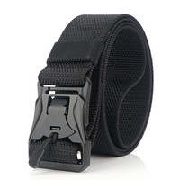 125cm Punch Free Magnetic Buckle Military Tactical Belt Zinc Alloy Quick Release Waist Belts 2019 Newest Style