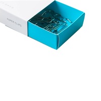 12Pcs/Box Kawaii Bone Bookmark Metal Paper Clip Decor Silver Color Book Note Decoration Binder Clip Stationery