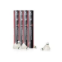 12Pcs Goose Feather Shuttlecocks Stable & Durable Sports Training Badminton Balls - 2
