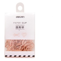 12Pcs/Pack Cartoon Shape Mini Paper Clips Kawaii Bookmark Photo Tickets Metal Paper Clip Novetly Stationery School Office Supply