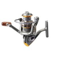 13 axis Large Capacity Metal Wire Cup Full Metal Spinning Wheel Reel Fishing Reel Fishing Equipment [Silver Grey] 6000 Model