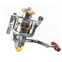 13 axis Large Capacity Metal Wire Cup Full Metal Spinning Wheel Reel Fishing Reel Fishing Equipment [Silver Grey] 4000 Model