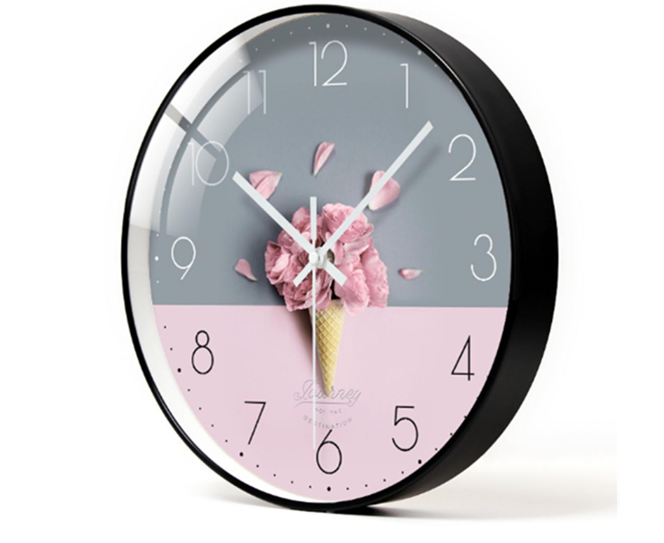 KATELYN Charcoal Grey 40cm Metal Wall Clock