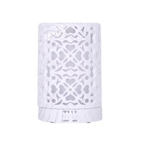 150ml Household Wood Grain Hollow Humidifier Colorful Humidifier Purification Humidifier-White