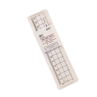 15cm Plastic Transparent Straight Rulers Grid Ruler Protractor Stationery Set for Kids Students Gift Office School Supplies