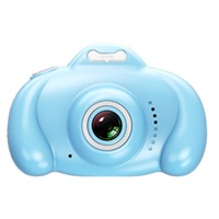 16.0 Mega Pixel Dual-Camera 2.0 inch Screen Cartoon HD Digital SLR Camera for Children (Blue)