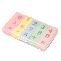 17SET Box Package (15 PCS) Cute Creative Digital Erasers Students Reward Homework Use Painting Eraser