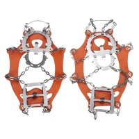 18 Tooth Winter Snow Ice Shoe Boot Gripper Anti Slip Grips Cleats Crampon
