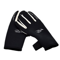 1Pair 2mm Diving Gloves Adult Printing Swimming Snorkeling Gloves Warm Non-Slip Underwater Swim Equipment black_M