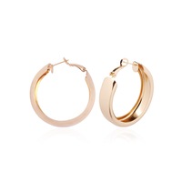 1Pairs Alloy Minimalist Hoop Earrings,Cute Huggie Earrings for Women