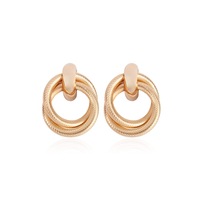 1Pairs Alloy Minimalist Hoop Earrings,Cute Huggie Earrings for Women