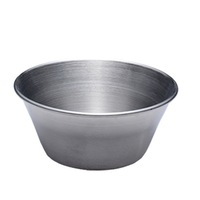 1Pc 304 Stainless Steel Seasoning Sauce Dish Small Dish Dip Bowl Side Plates Butter Sushi Plate Vinegar Soy Dishes Kitchen Sauce