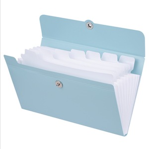 1Pcs Multi-function Organizer Storage Holder Office Document A5 Supplies Paper Folder Finishing File Folder Organ Box Bag