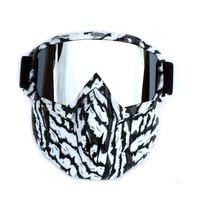 1Pcs Retro Outdoor Cycling Mask Goggles Motocross Ski Snowboard Snowmobile Face Mask Shield Glasses EyewearRCB7