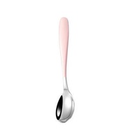 1Set Children's creative color spoon stainless steel tableware children adult spoon manufacturers spot direct sales spoons