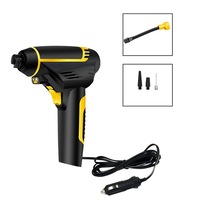 1Set Inflator Handheld Tire Inflation Mattresses Electric Digital Car Portable Air Compressor (Car Light Charge Version)