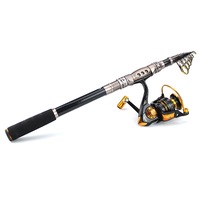 2.7m/3.3m 3000 Reel Carbon Telescopic Fishing Rod Reel Combo Sea Fishing Suit 3.3 LENGTH