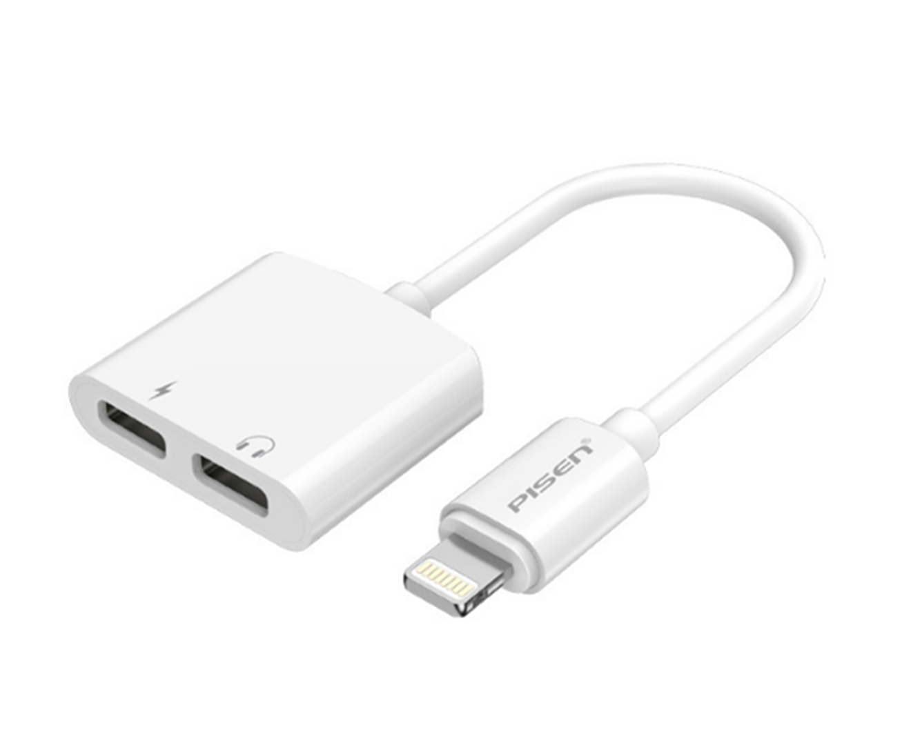 2 In 1 Apple Adapter for Charging and Listening To Music Earphone Converter Cable Lightning To Lightning Audio Converter for Apple 12 Series