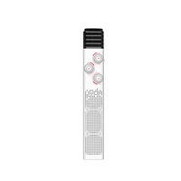 2 In 1 Mobile Phone Wireless Bluetooth Microphone Audio Karaoke Professional Reverb KTV Microphone-White