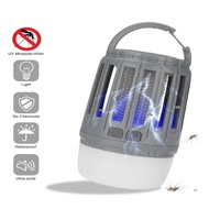 2-in-1 Mosquito Killer Camping Light��GRAY)